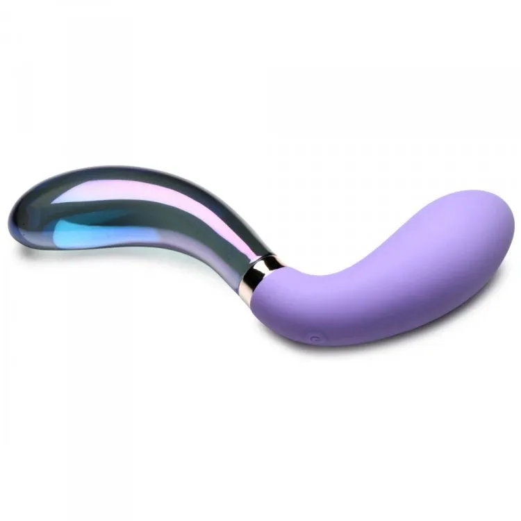 10X Dual End Wavy Silicone/Glass Vibe*