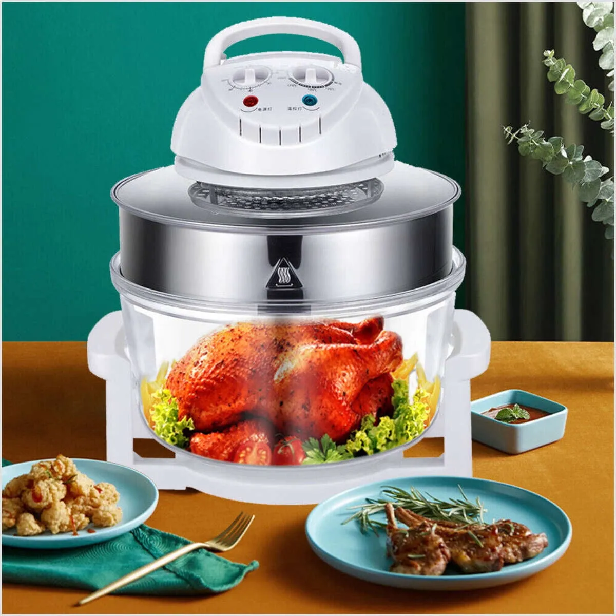 110V 17L Electric Air Fryer Turbo Healthy Frying Oven For Roasting Baking