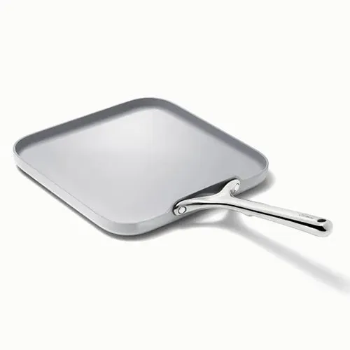 11" Square Flat Griddle Pan Gray