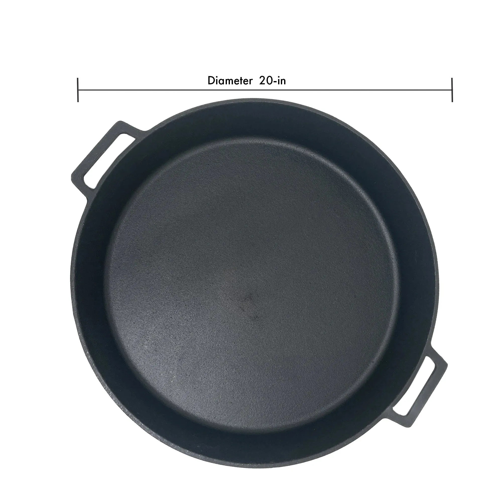 20-in Cast Iron Double Handled Skillet