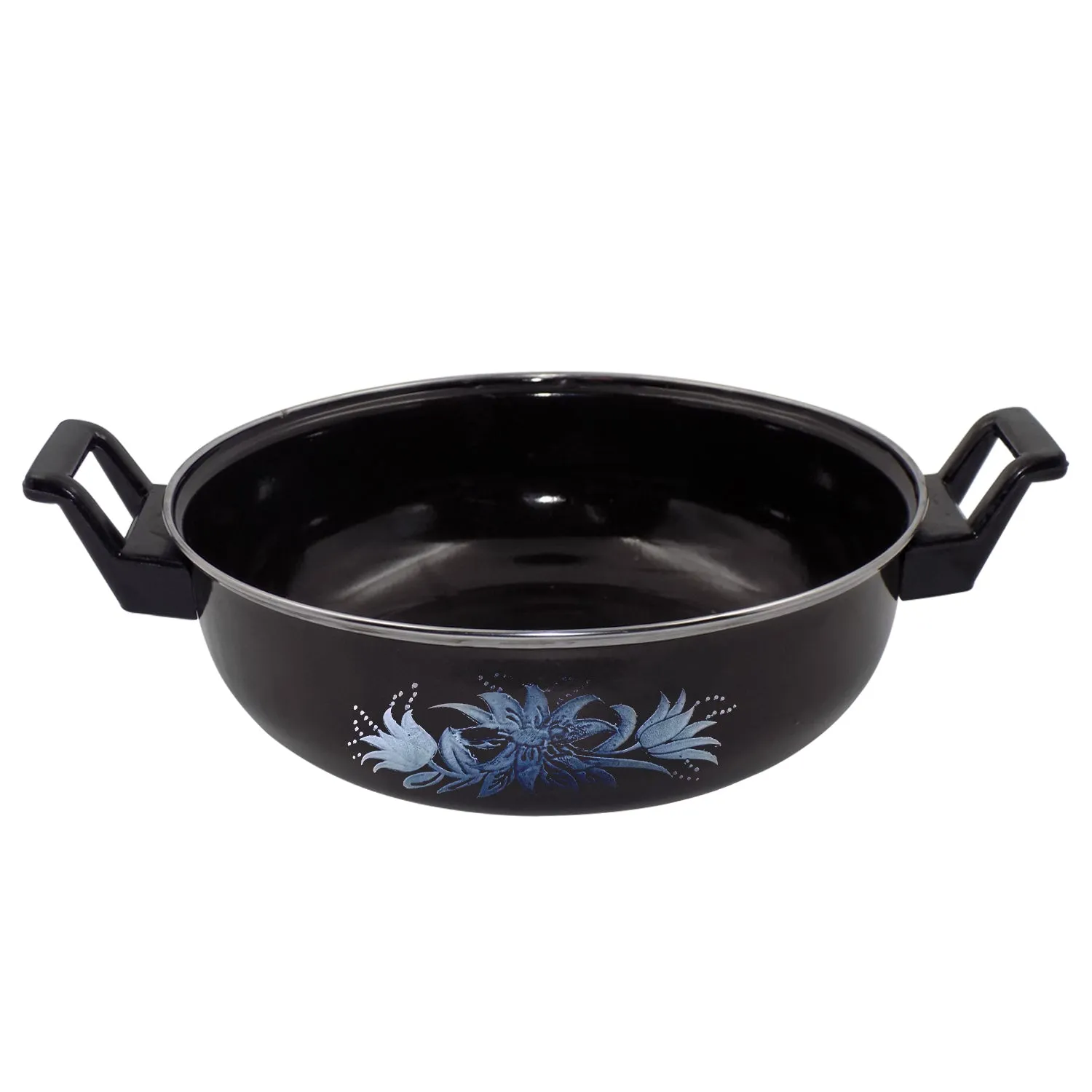 2521 Traditional Small Cast Iron Kadai