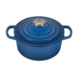 2qt Signature Cast Iron Round Dutch Oven Marseille