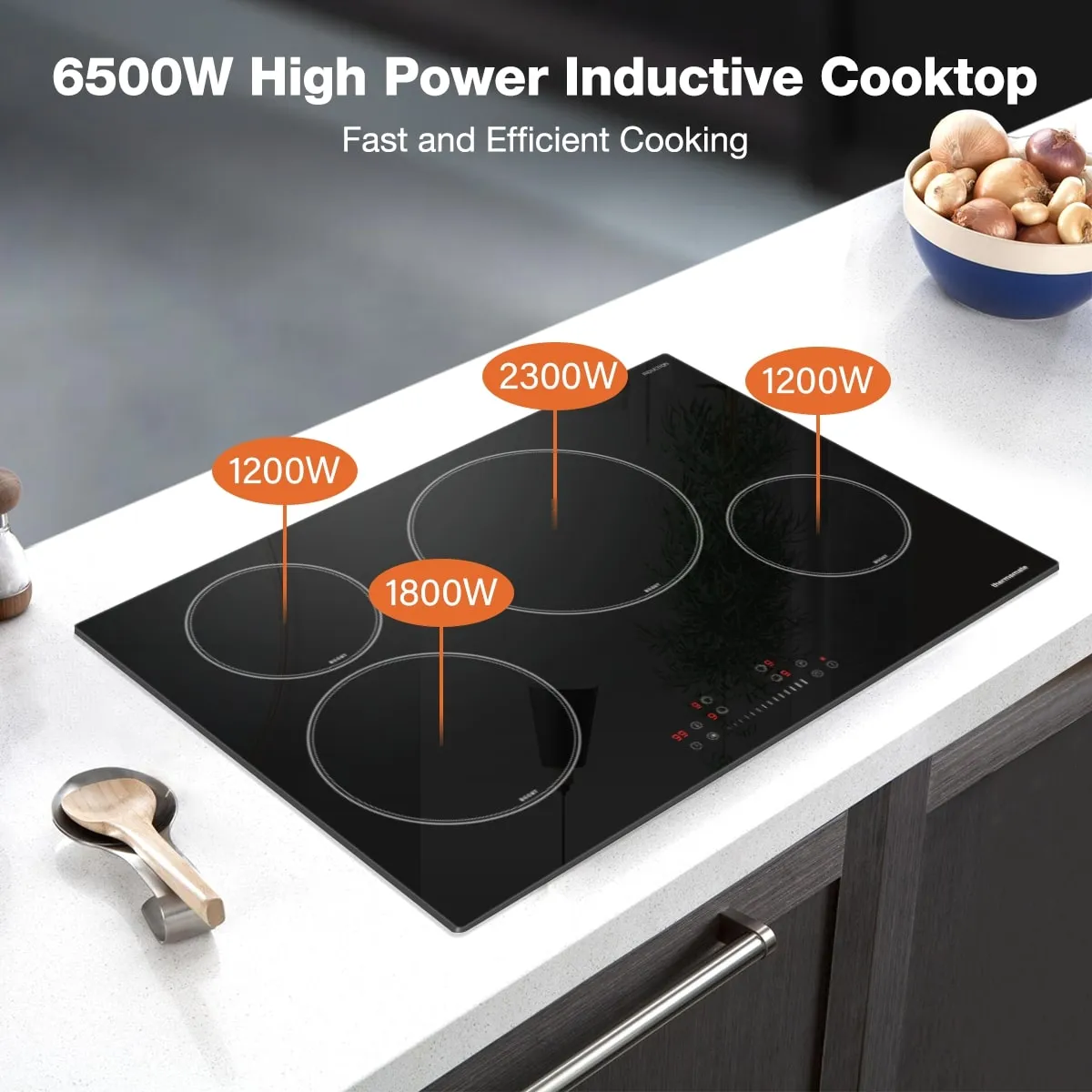 30'' Induction Cooktop w/ 4 Boost Burners