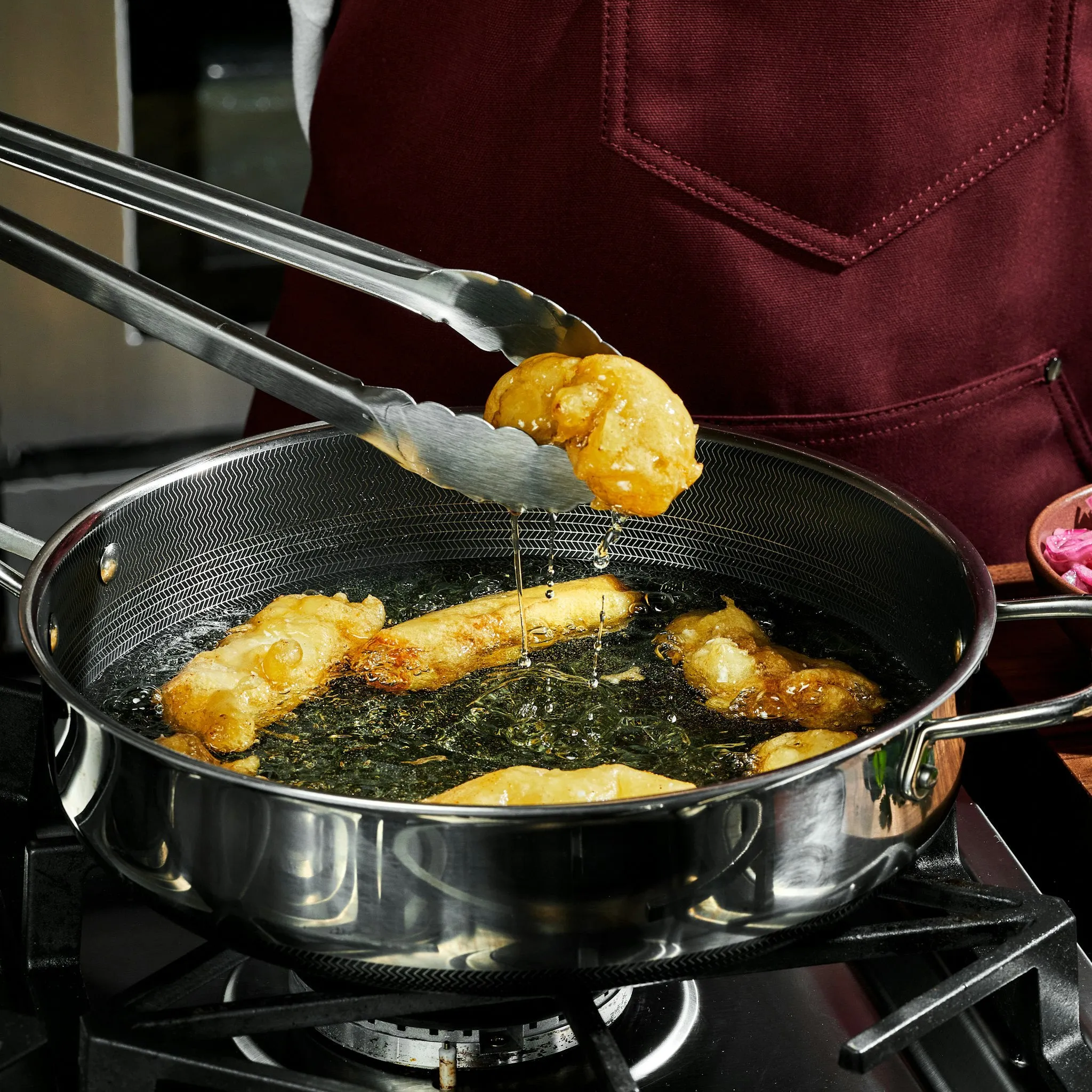 3.3QT Hybrid Deep Sauté Pan with Lid