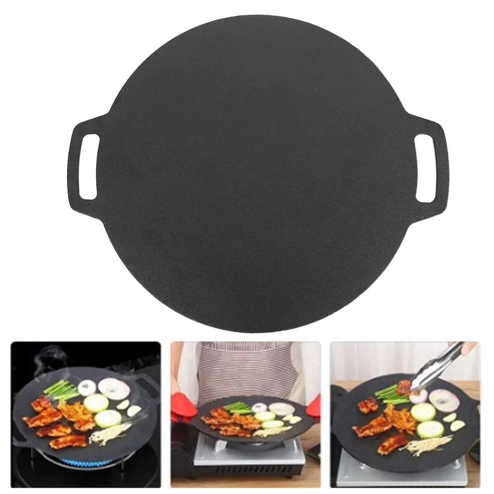 40cm Pre-Seasoned Cast Iron Crepes Pan Set, 5 Piece