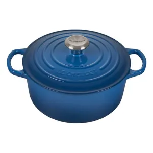 4.5qt Signature Cast Iron Round Dutch Oven Marseille