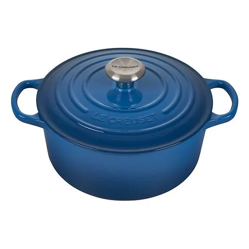 4.5qt Signature Cast Iron Round Dutch Oven Marseille