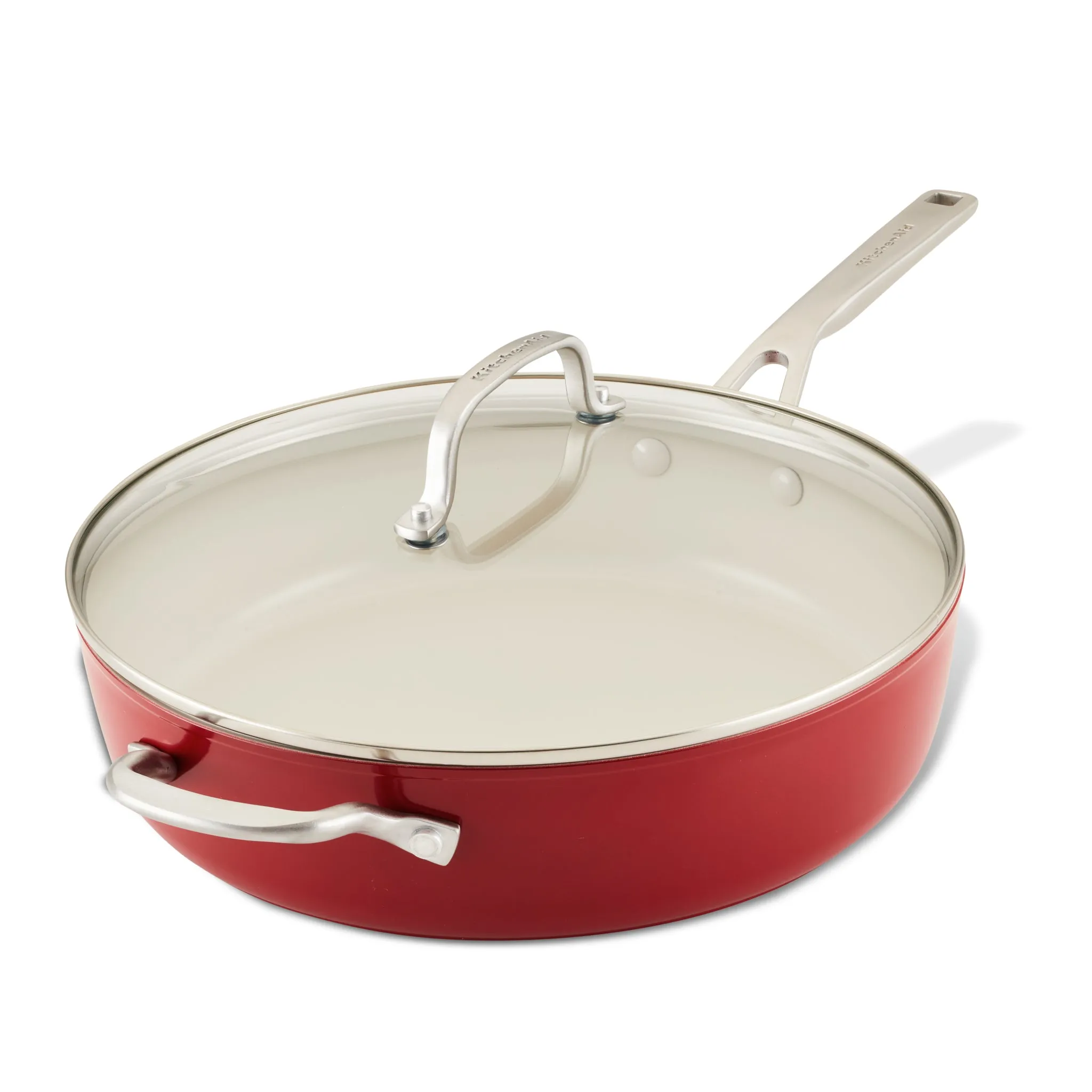 5-Quart Hard Anodized Ceramic Nonstick Sauté Pan with Lid