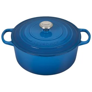 7.25qt Signature Cast Iron Round Dutch Oven Marseille