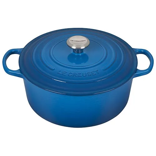 7.25qt Signature Cast Iron Round Dutch Oven Marseille