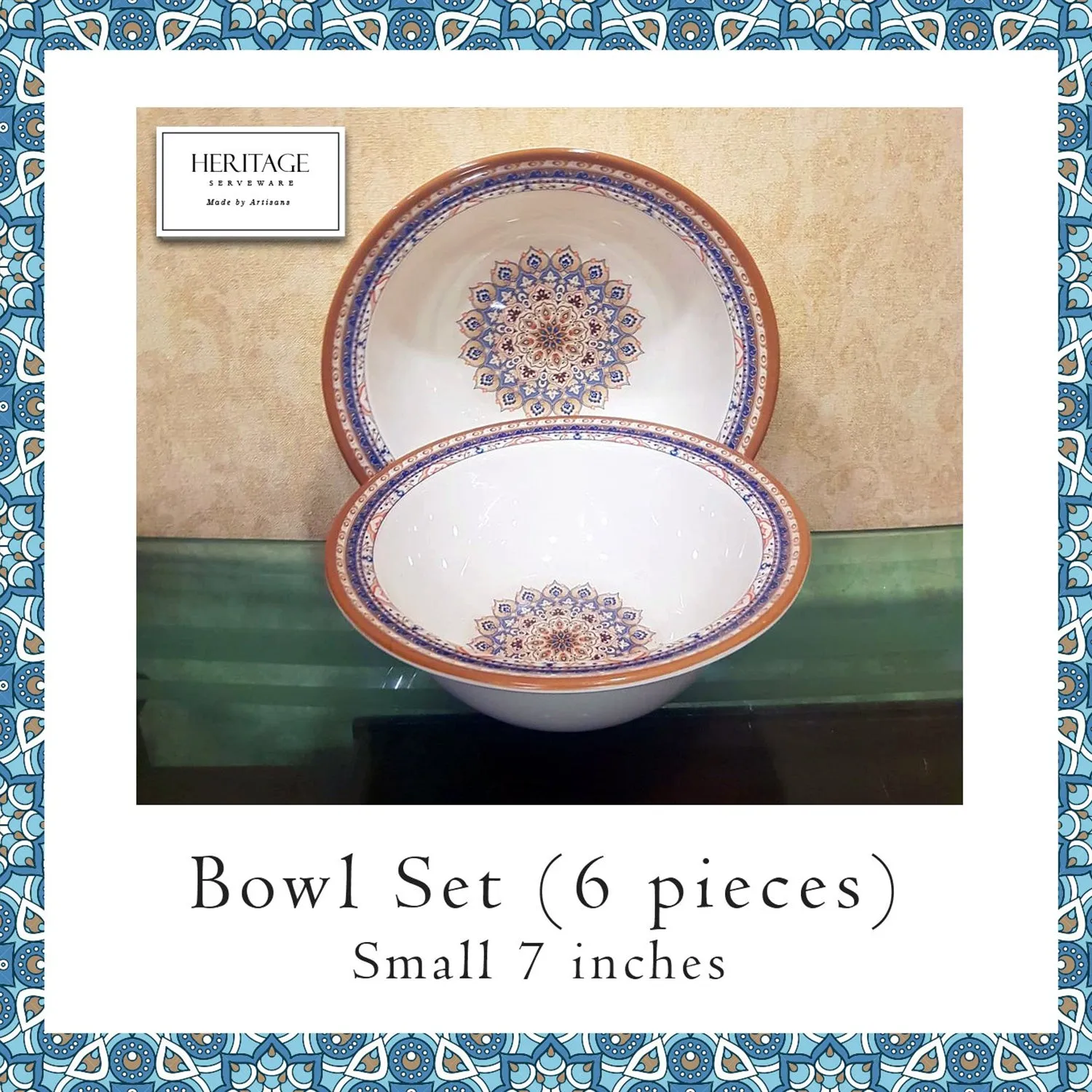 7" Inches Bowl Set [Pack of 6]