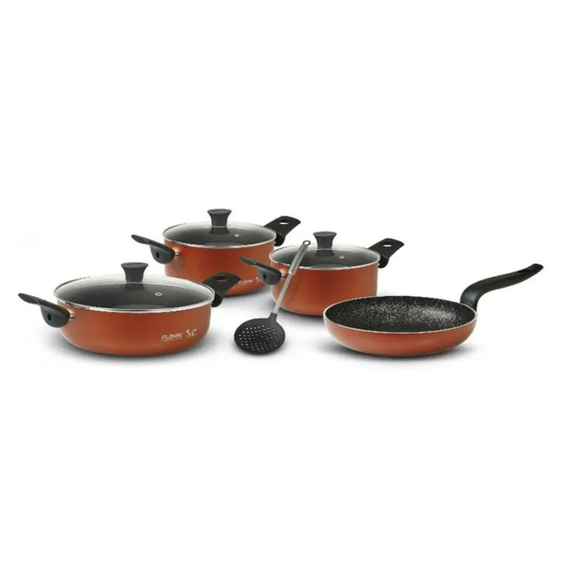 8 Pcs Cookware Set Pepita Granit