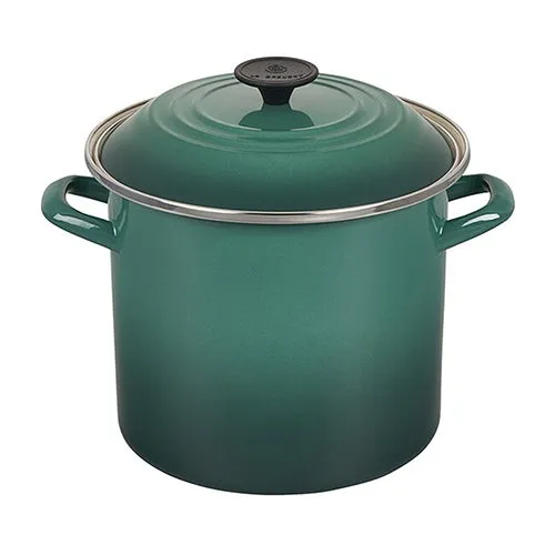 8qt Enamel on Steel Covered Stockpot Artichaut