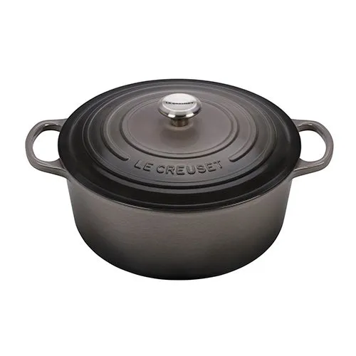 9qt Signature Cast Iron Round Dutch Oven Oyster