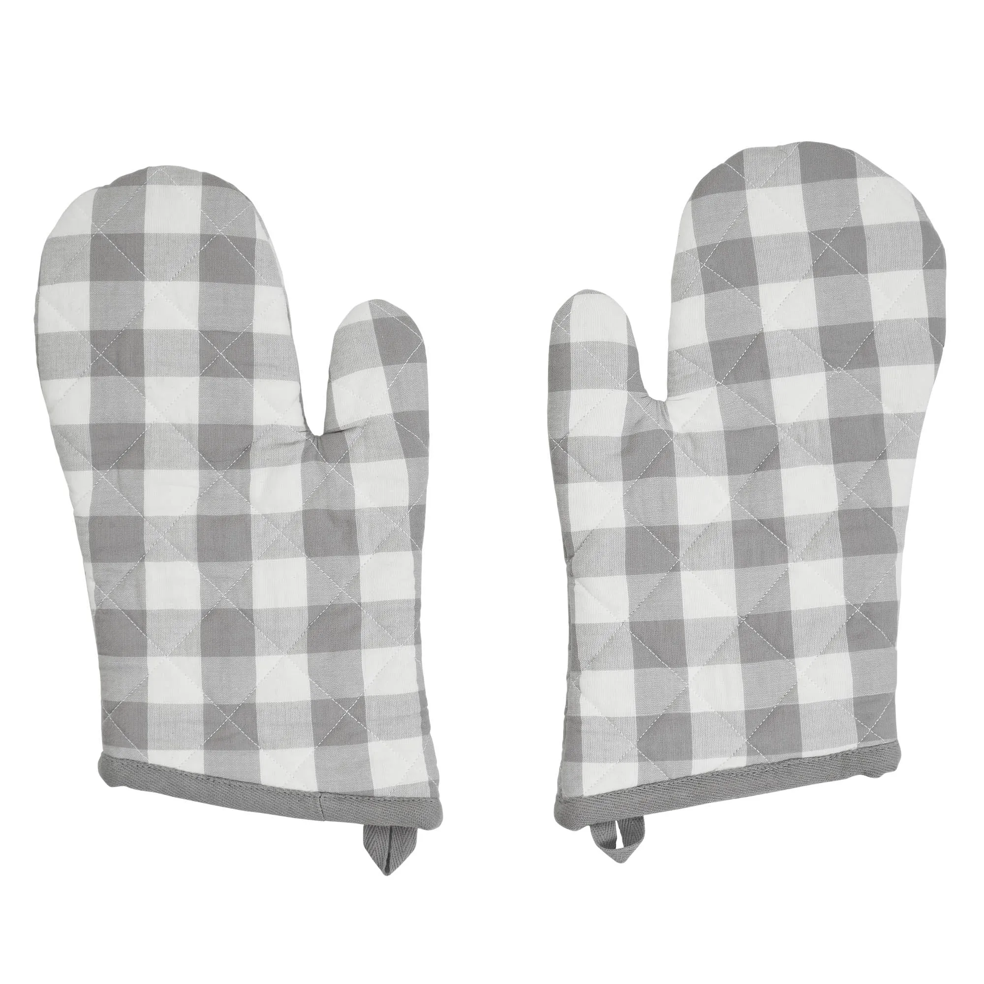 Annie Buffalo Check Grey Oven Mitt Set of 2