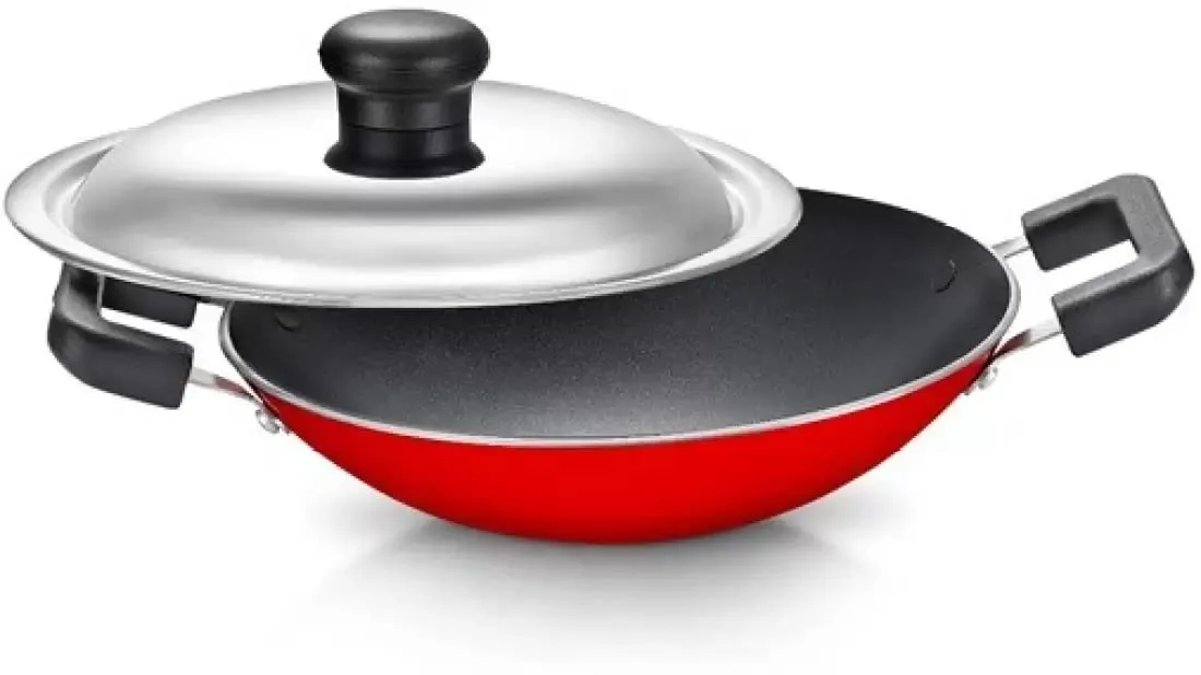 Appachatti with Stainless Steel Lid | Appam Pot Pan 22 cm | Up To 70% Off