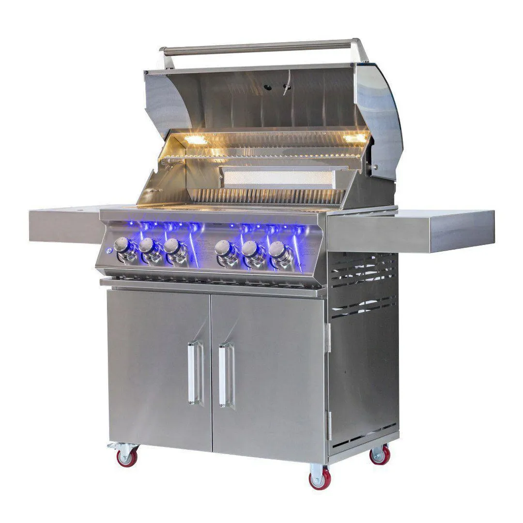 Bibury 4 Burner Gas BBQ & Rotisserie - Whistler Grills