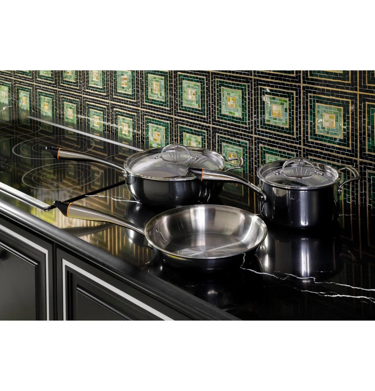 Cafe CEP90301TBB Caf(eback)™ 30" Touch-Control Electric Cooktop