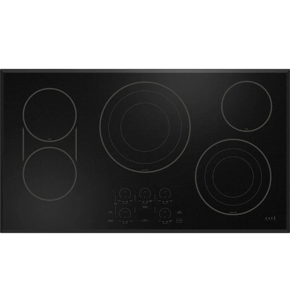 Cafe CEP90361TBB Caf(eback)™ 36" Touch-Control Electric Cooktop