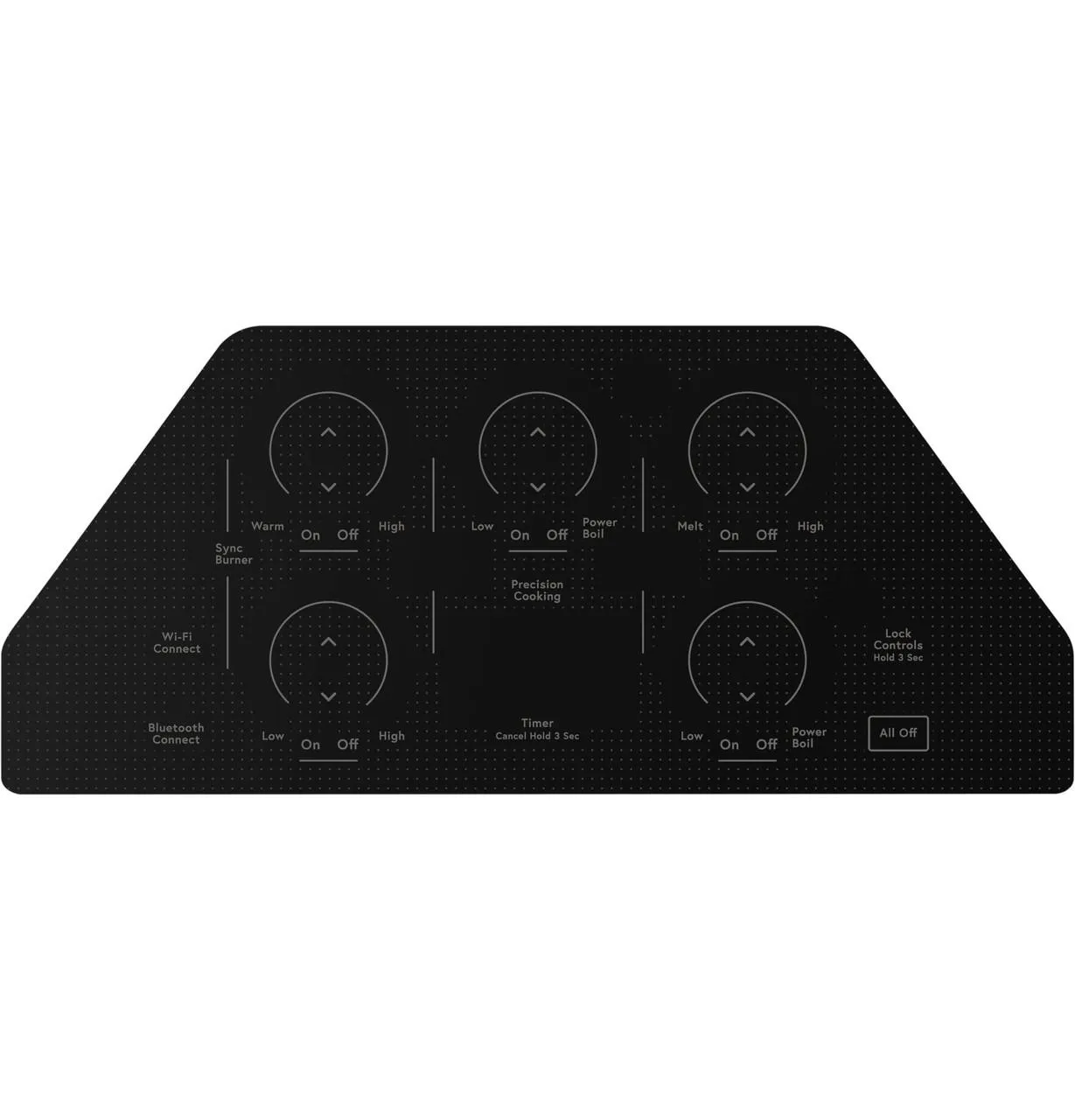 Cafe CEP90361TBB Caf(eback)™ 36" Touch-Control Electric Cooktop