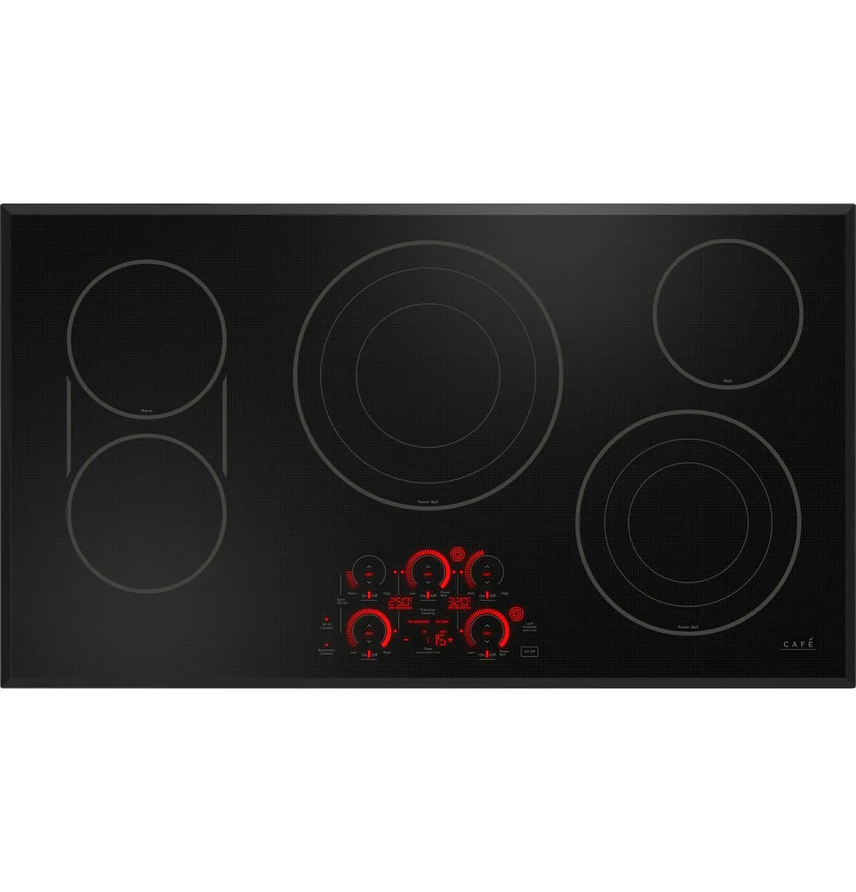 Cafe CEP90361TBB Caf(eback)™ 36" Touch-Control Electric Cooktop