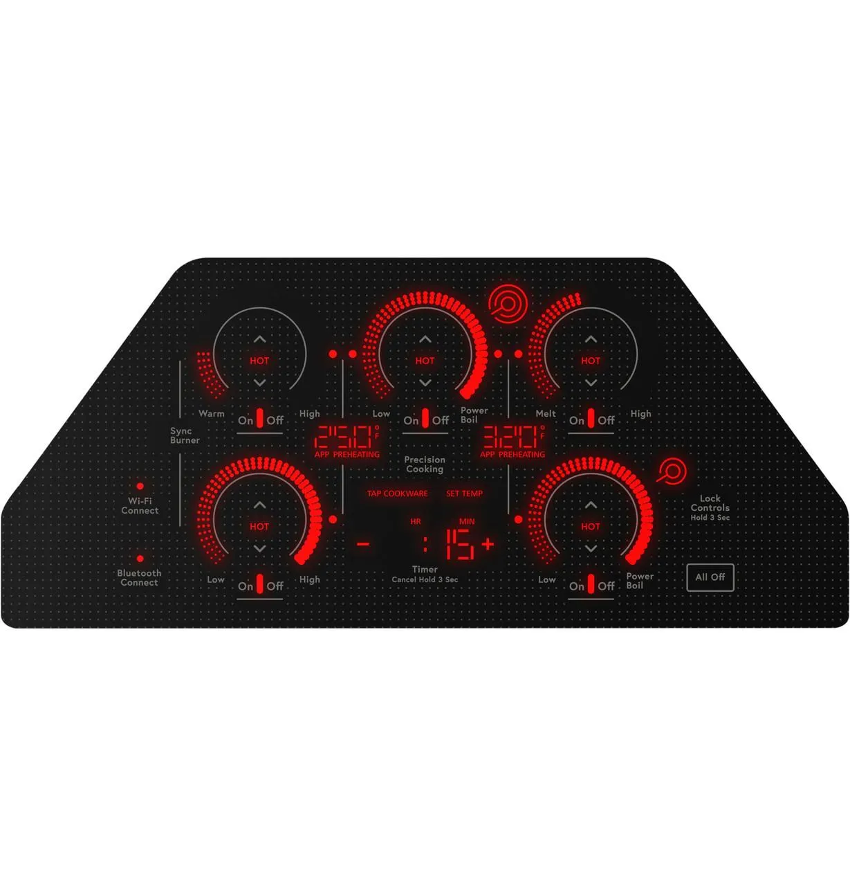 Cafe CEP90362TSS Caf(eback)™ 36" Touch-Control Electric Cooktop