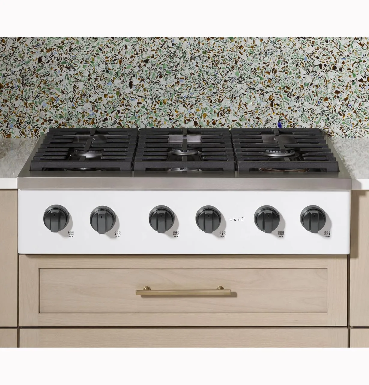 Cafe CGU366P4TW2 Caf(eback)™ 36" Commercial-Style Gas Rangetop with 6 Burners (Natural Gas)