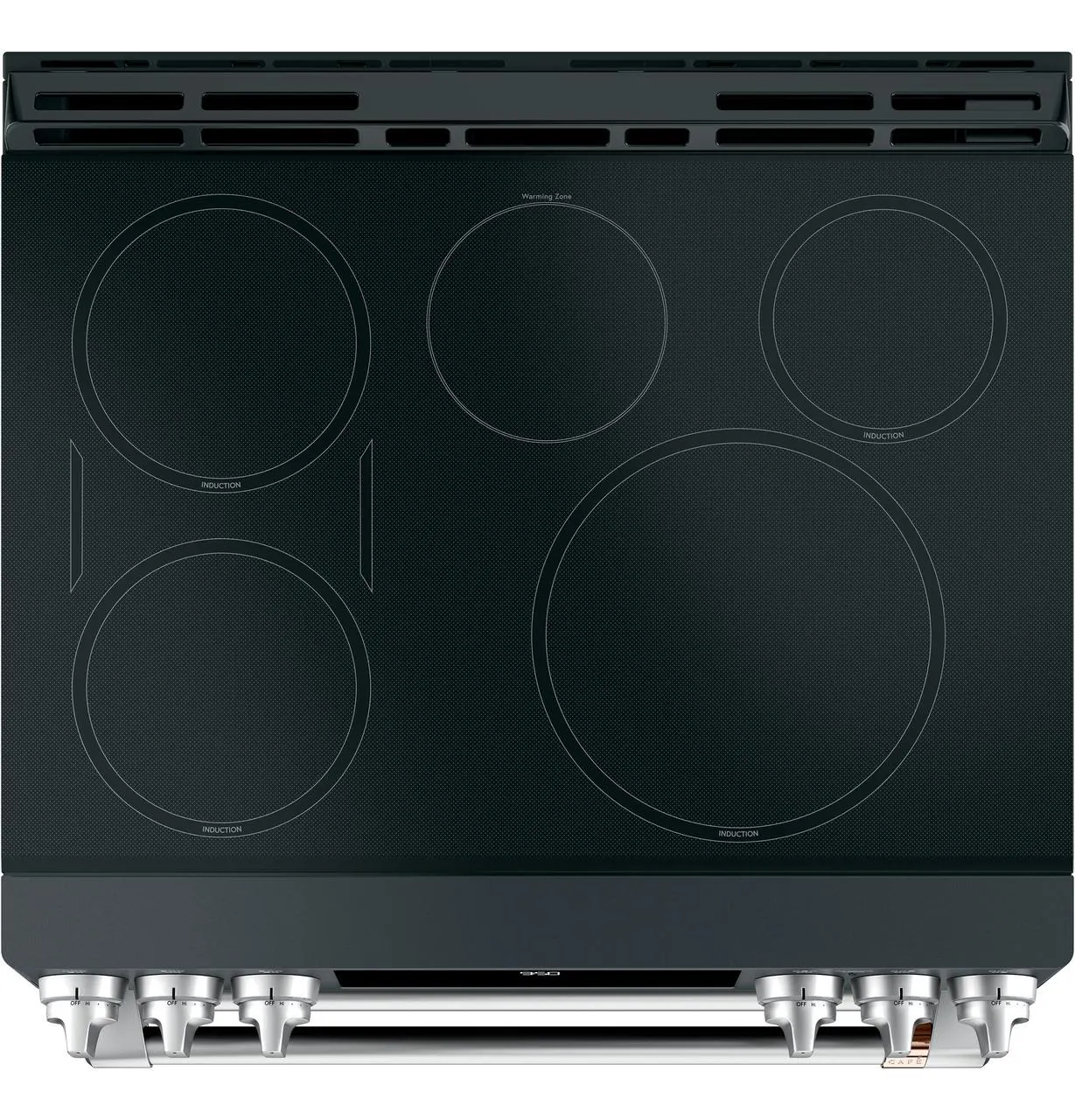 Cafe CHS950P3MD1 Caf(eback)™ 30" Smart Slide-In, Front-Control, Induction and Convection Double-Oven Range