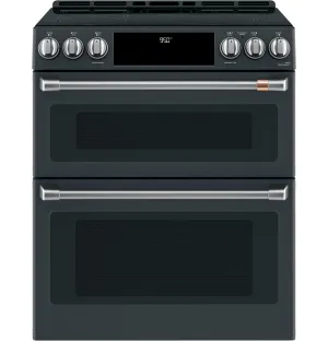 Cafe CHS950P3MD1 Caf(eback)™ 30" Smart Slide-In, Front-Control, Induction and Convection Double-Oven Range