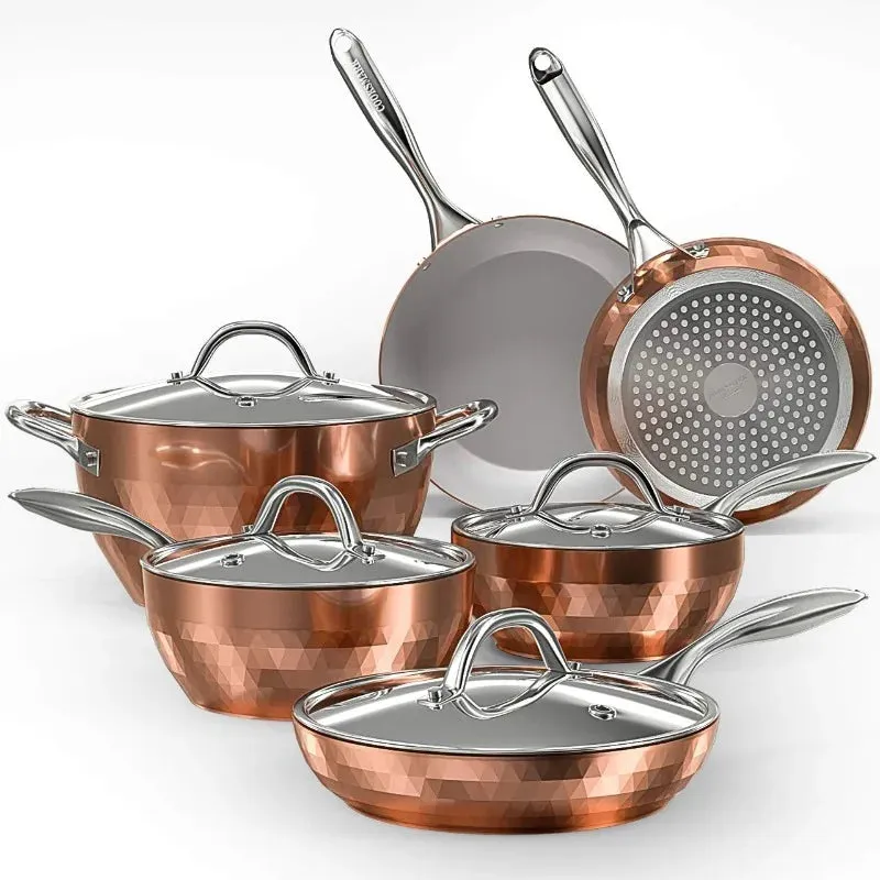 Ceramic Pot and Pans Set