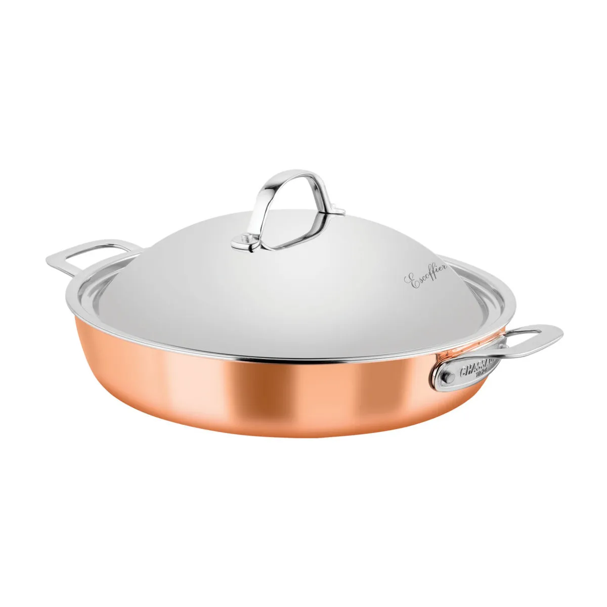 Chasseur Escoffier Induction Chef's Pan with Lid 32cm