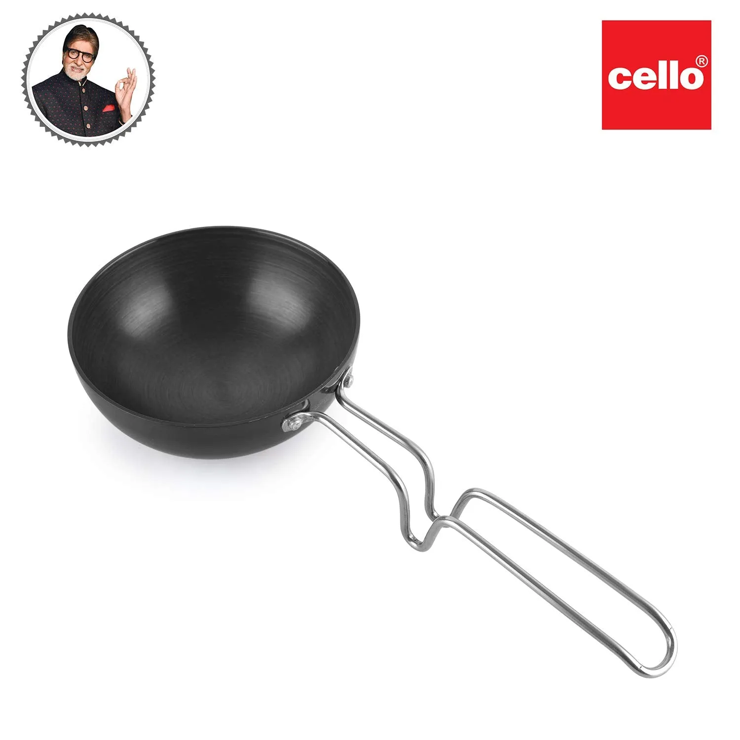 Classy Hard Anodised Tadka Pan