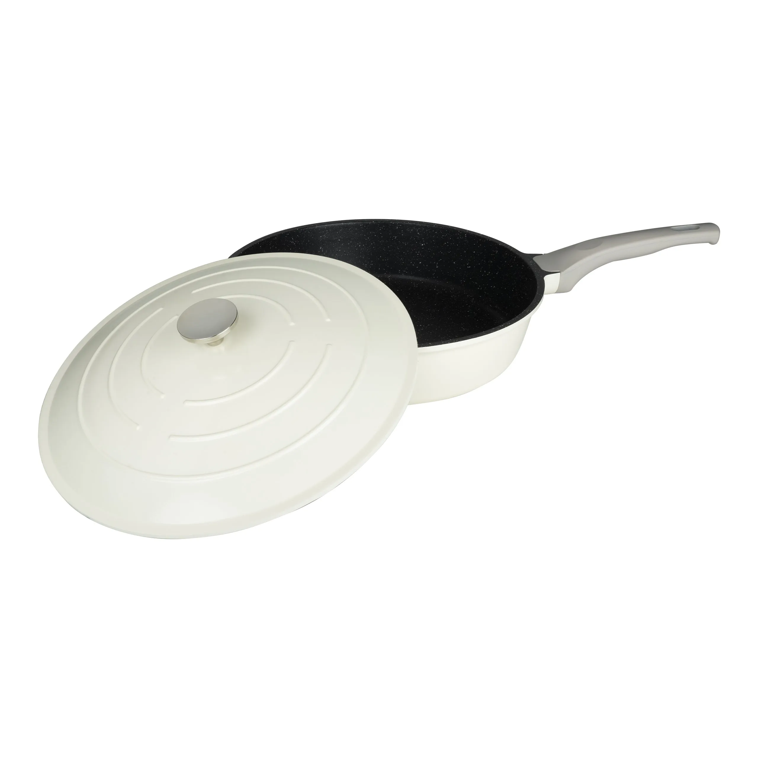 Commichef Cast Aluminium 32cm All-In-One-Pan - Cream