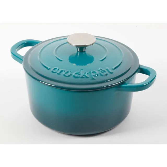 Crockpot 7qt Cast Iron Dutch Oven Pot