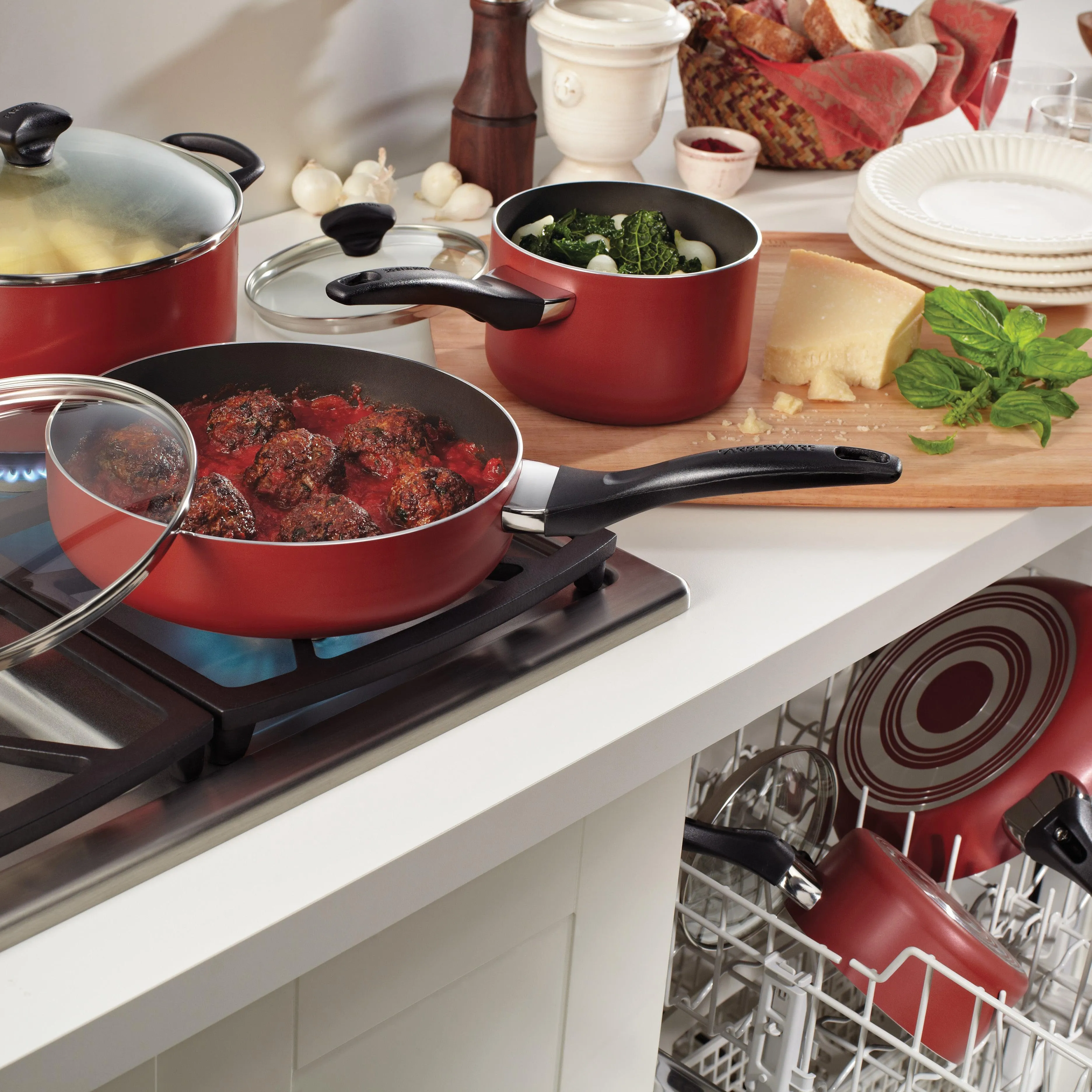 Dishwasher Safe Nonstick 15-Piece Cookware Set