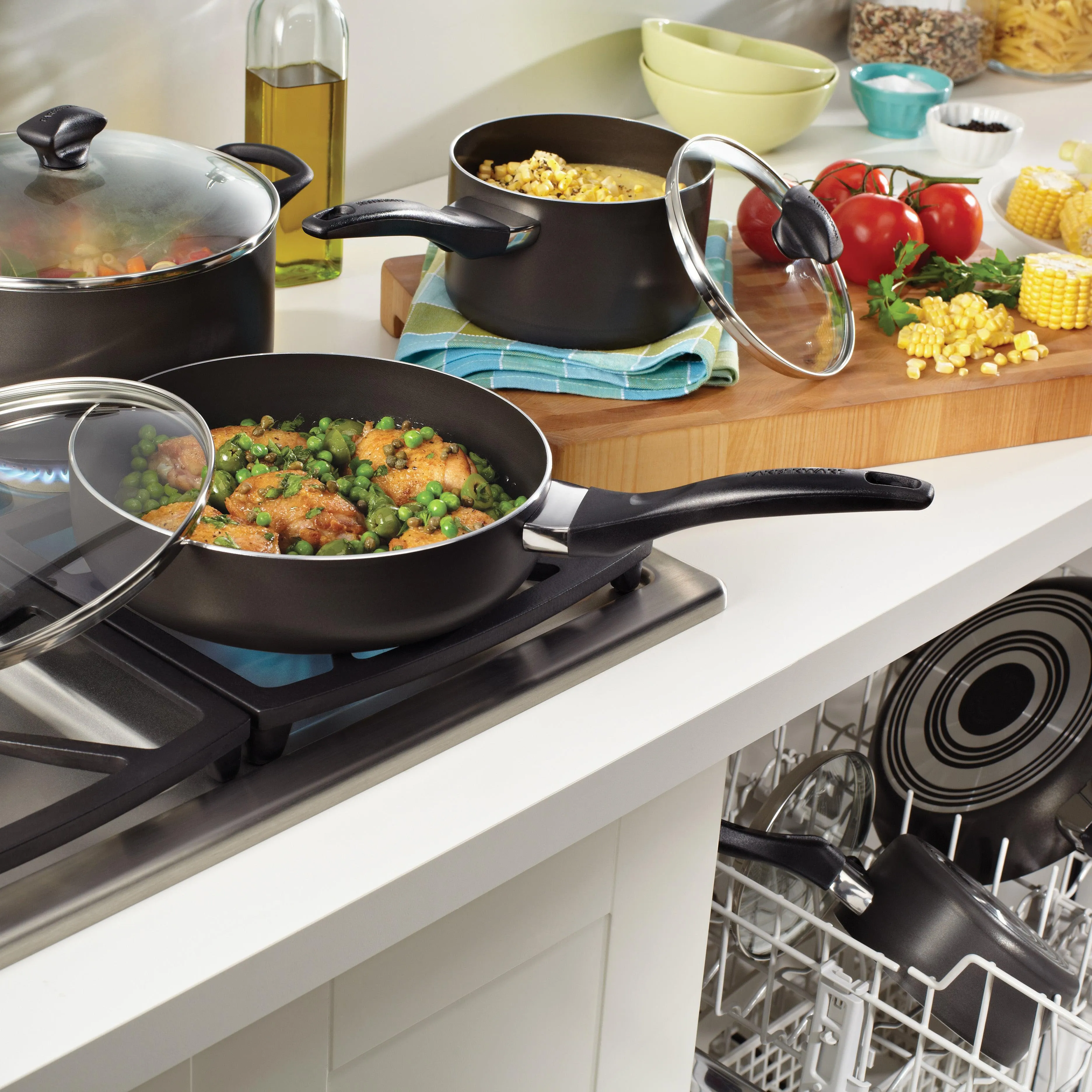 Dishwasher Safe Nonstick 15-Piece Cookware Set