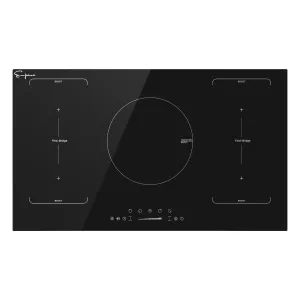 Empava 36 Inch Black Electric Stove Induction Cooktop 36EC05