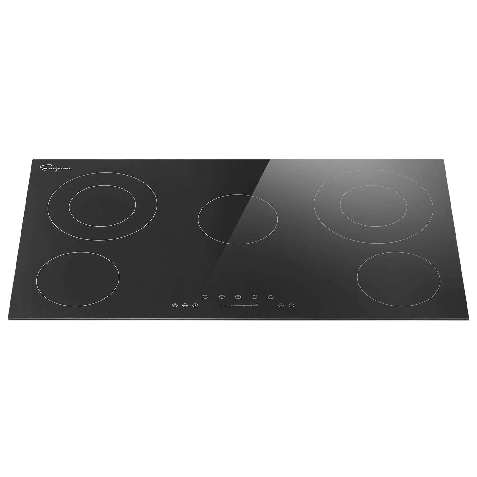 Empava 36REC14 36 Inch Black Electric Radiant Cooktop