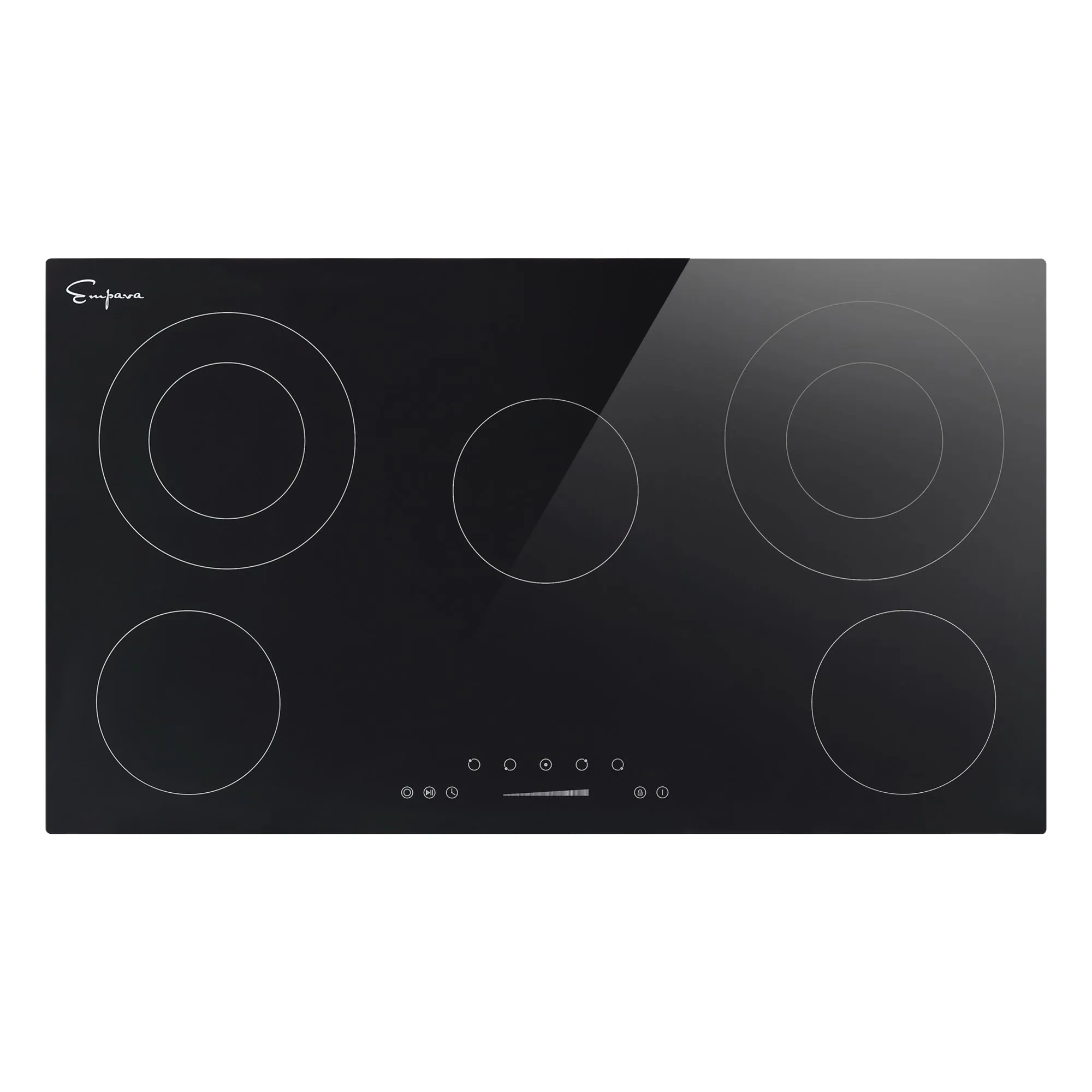 Empava 36REC14 36 Inch Black Electric Radiant Cooktop