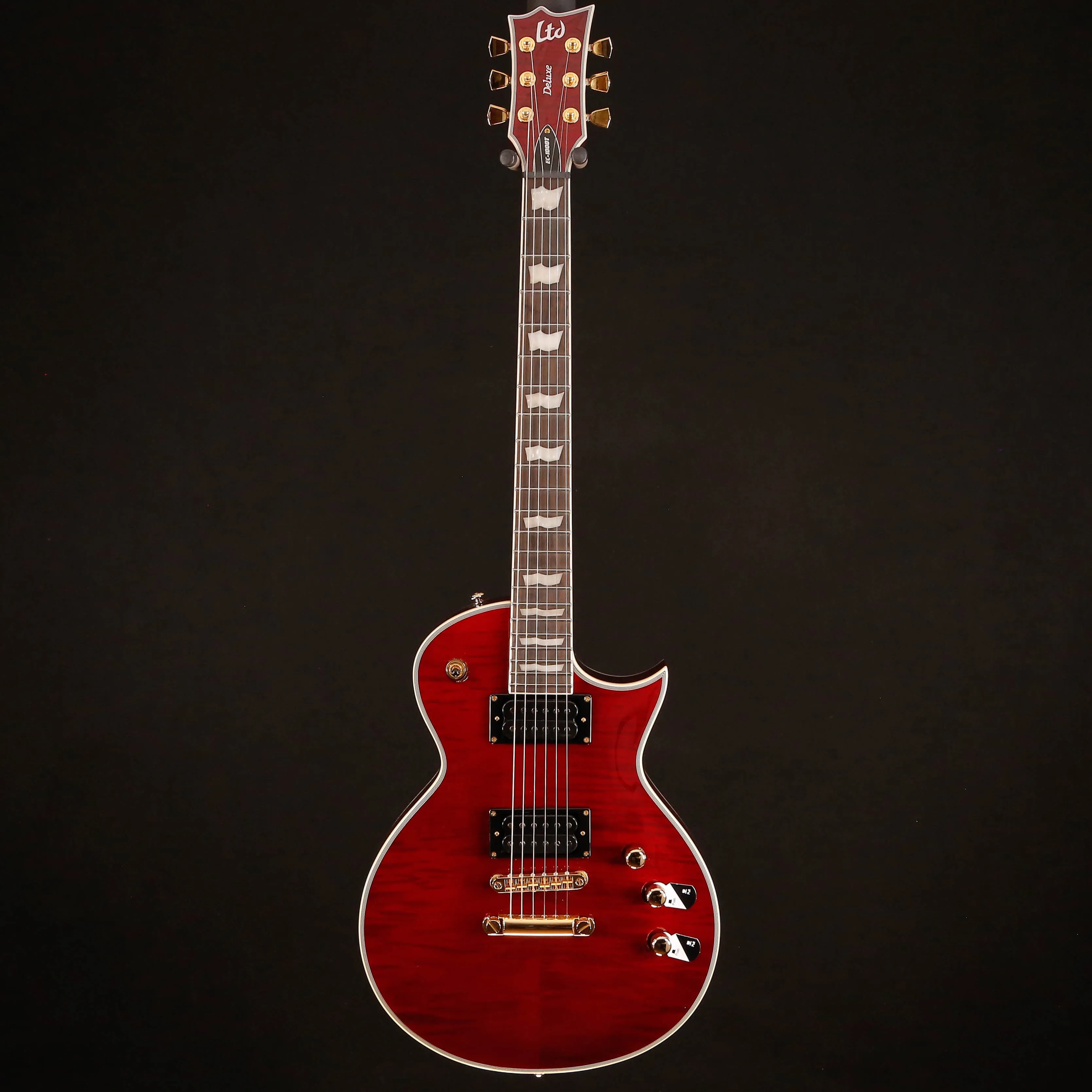 ESP LTD EC-1000T CTM, See-thru Black Cherry 8lbs 12.3oz