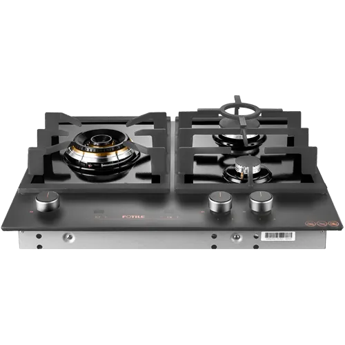 FOTILE Luna Series 600MM 23MJ/h 3 Burner Glass Gas Cooktop GLG60305-Y