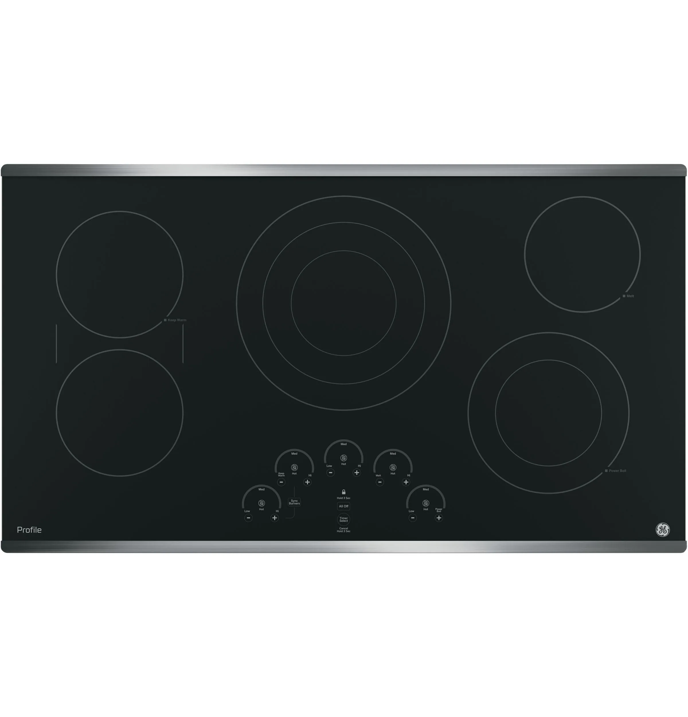 GE Profile™ 36" Built-In Touch Control Cooktop