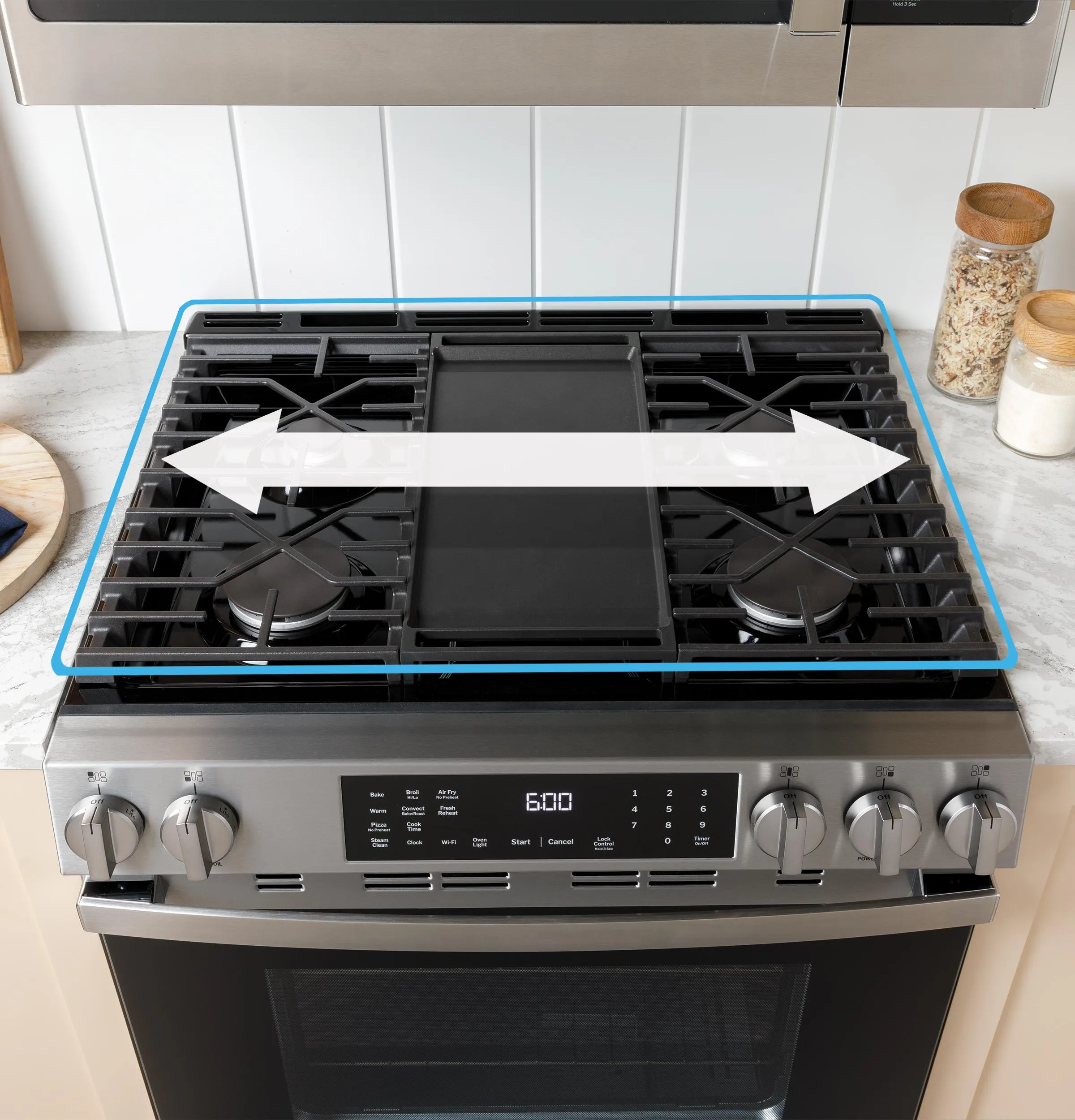 GGF500PVSS GE® 30" Free-Standing Gas Range with Crisp Mode