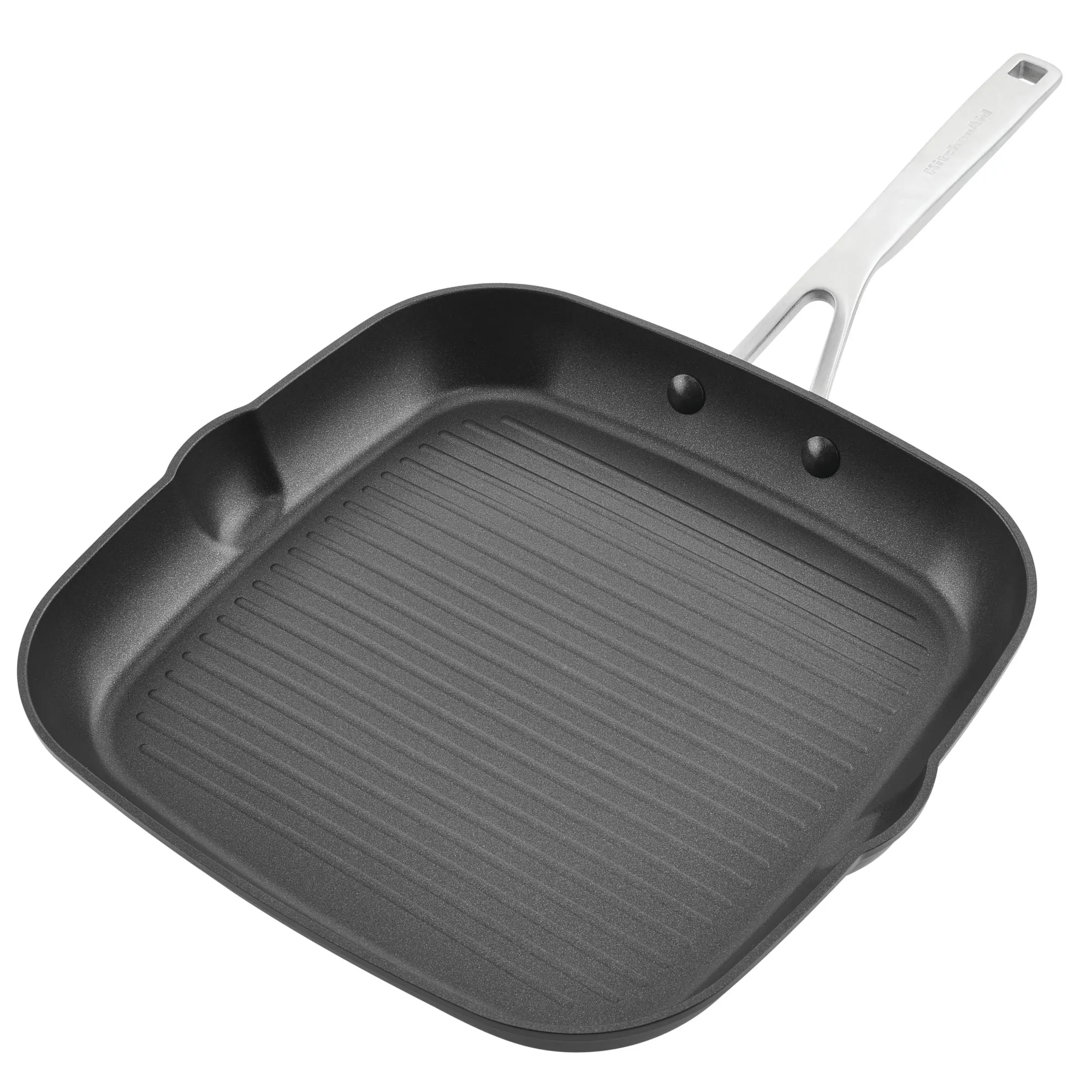 Hard-Anodized Induction 11.25-Inch Nonstick Square Grill Pan