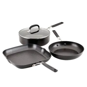 Hard-Anodized Nonstick 4-Piece Cookware Set