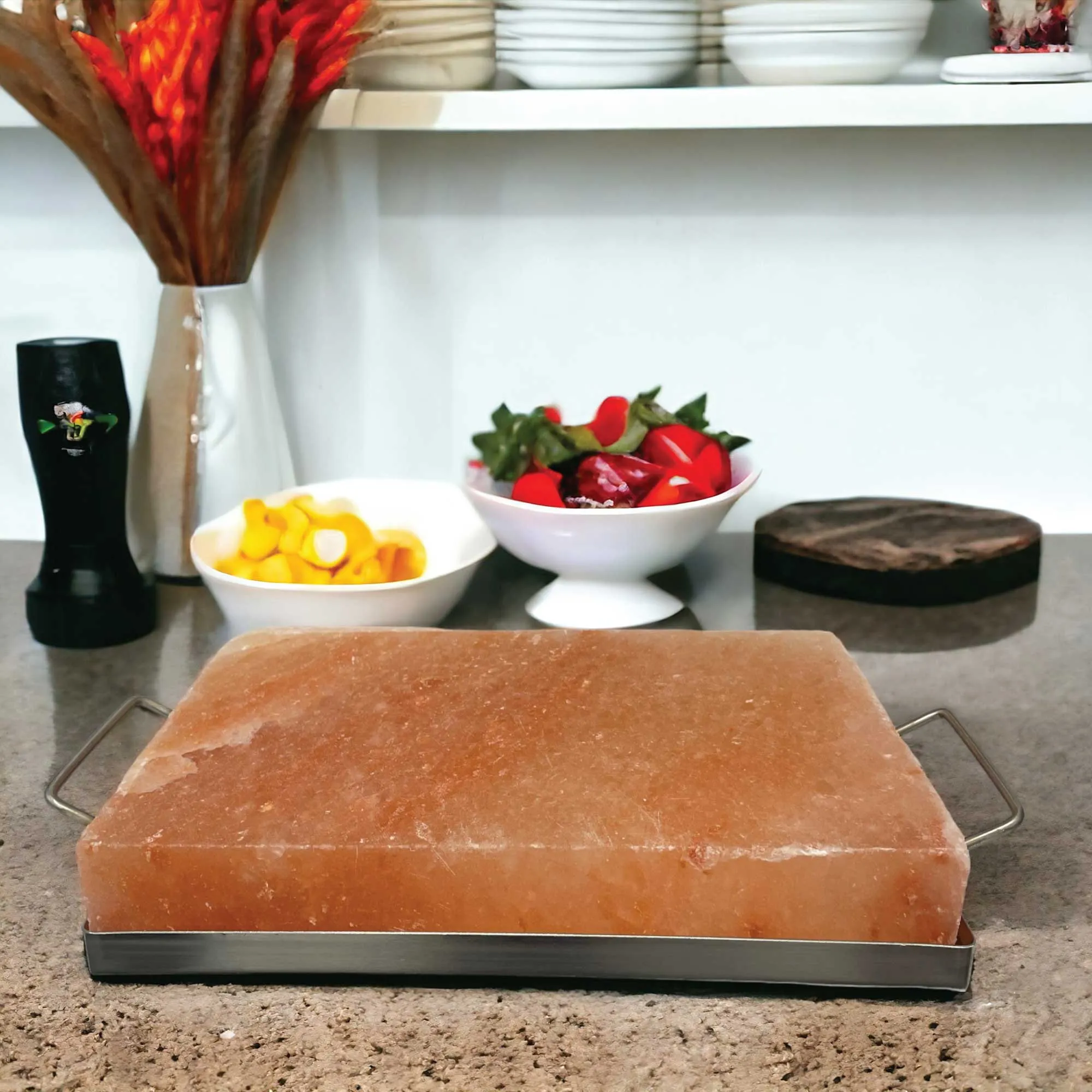 Himalayan Pink Salt Cooking Blocks - Small and Large Slab Tile