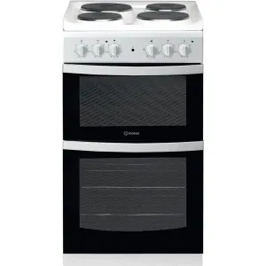 Indesit ID5E92KMW UK Double Cooker White