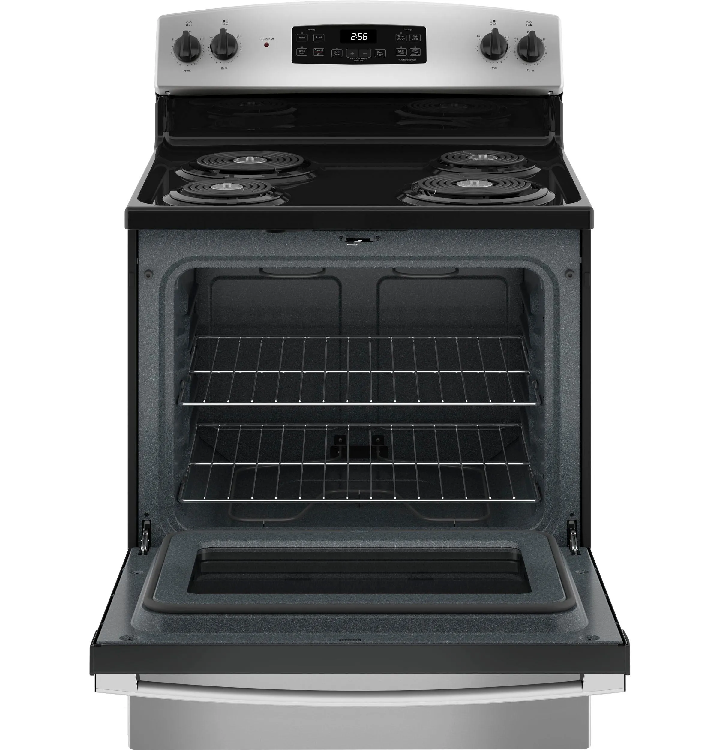 JB256RTSS GE® ENERGY STAR® 30" Free-Standing Self-Clean Electric Range