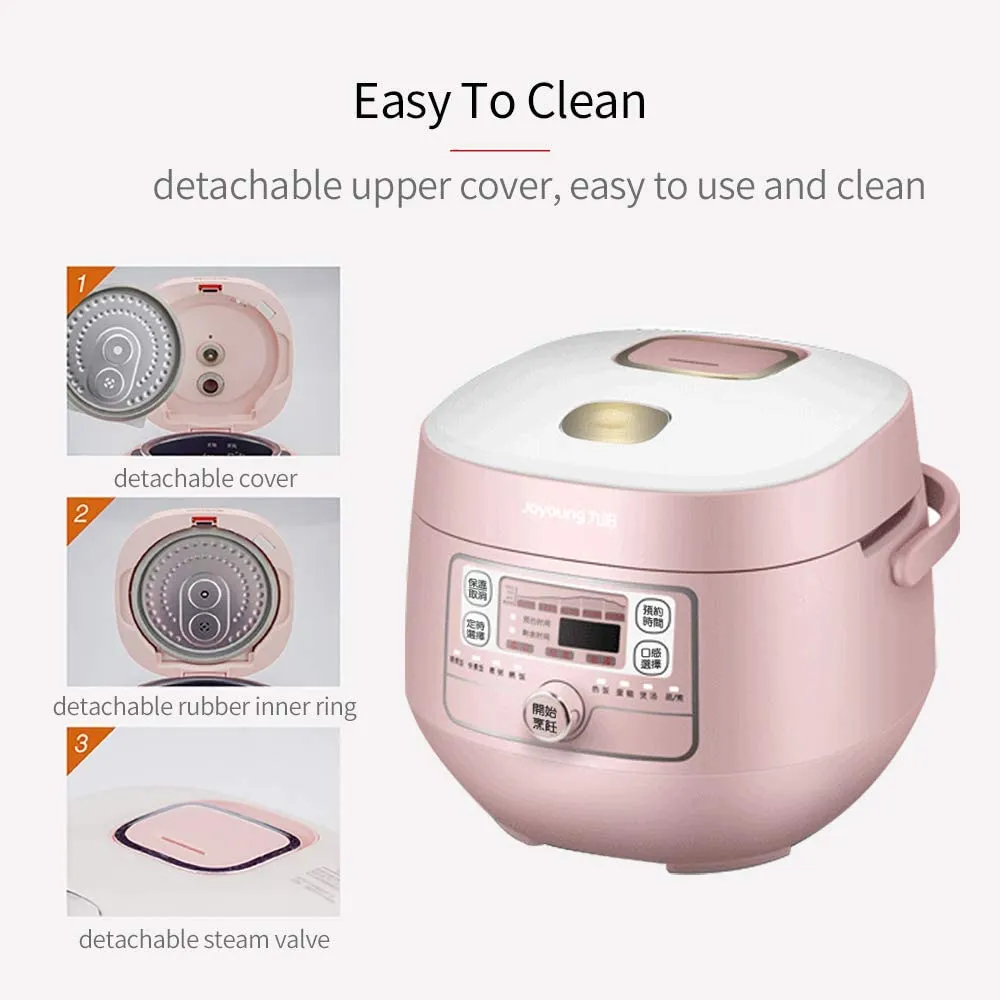 Joyoung JYF-20FS987M Smart Rice Cooker 2L (Pink)