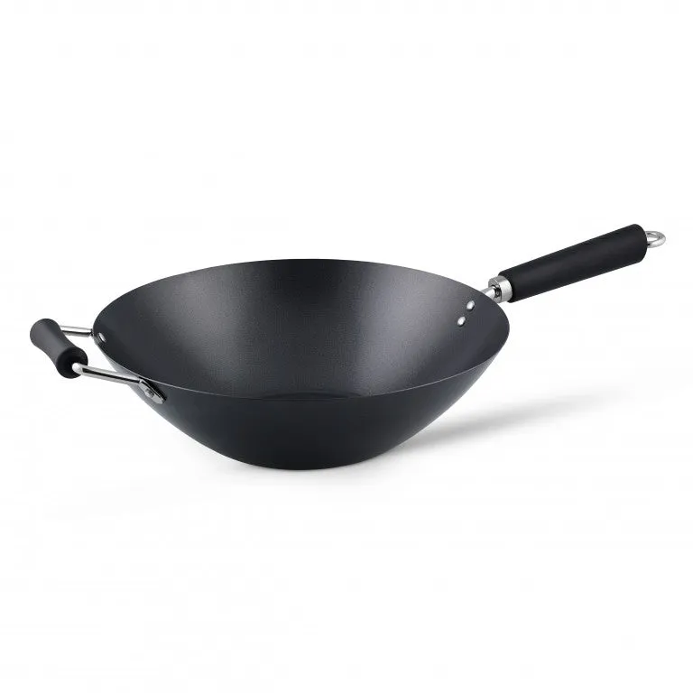 Ken Hom Non-Stick Carbon Steel Wok 35cm